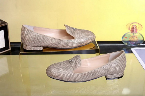 CHANEL Shallow mouth flat shoes Women--038